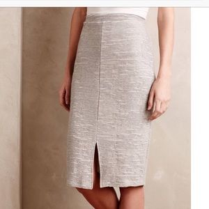 Dolan gray ribbed pencil skirt